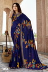 Kadisha By Vallabhi Printed Daily Wear Georgette Sarees Wholesale Price In Surat